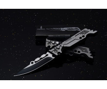 G-90 Aluminum handle material new semi-automatic jump knife UD53022G